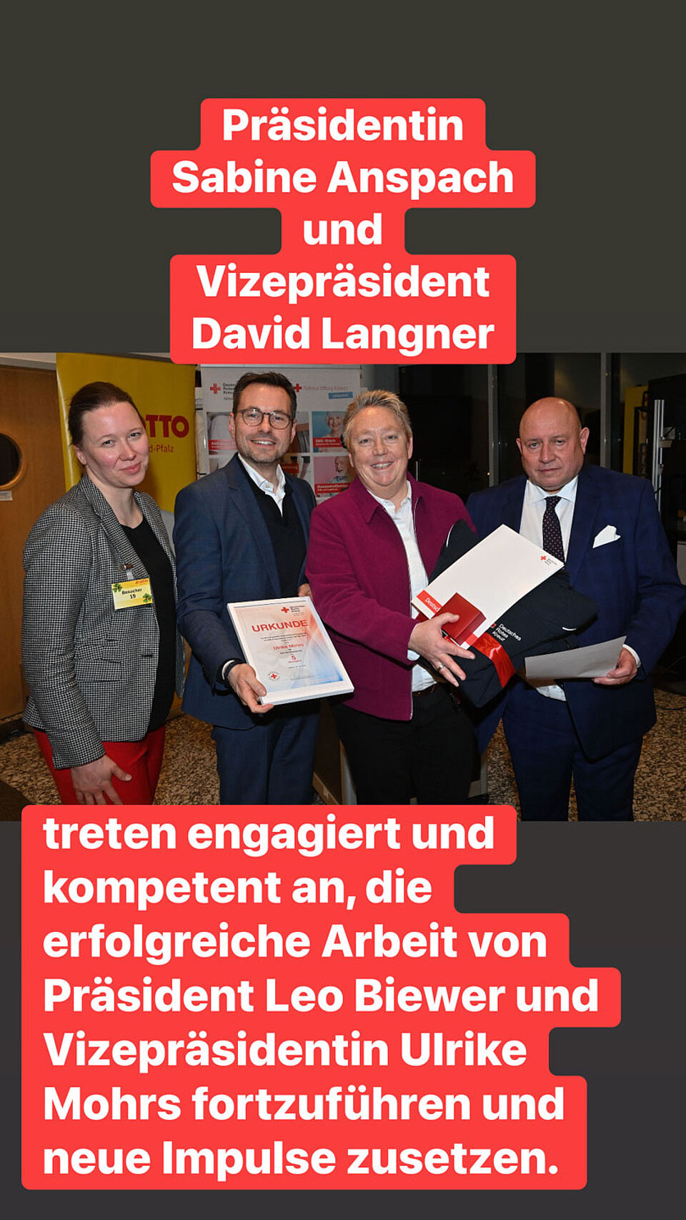 Sabine Anspach, David Langner, Ulrike Mohrs, Leo Biewer