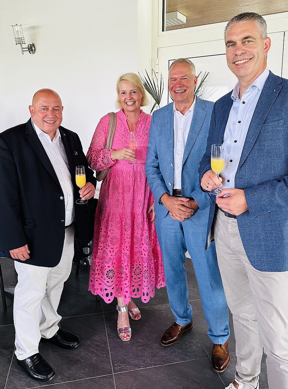 Gruppenbild mit Herrn Biewer und Herrn Maser